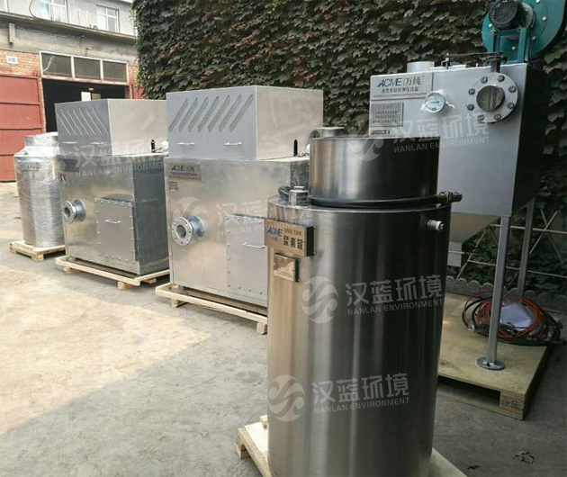 万纯汽油柴油发动机试验台架烟气净化系统